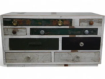 Table chest of drawers 8 drawers 1980