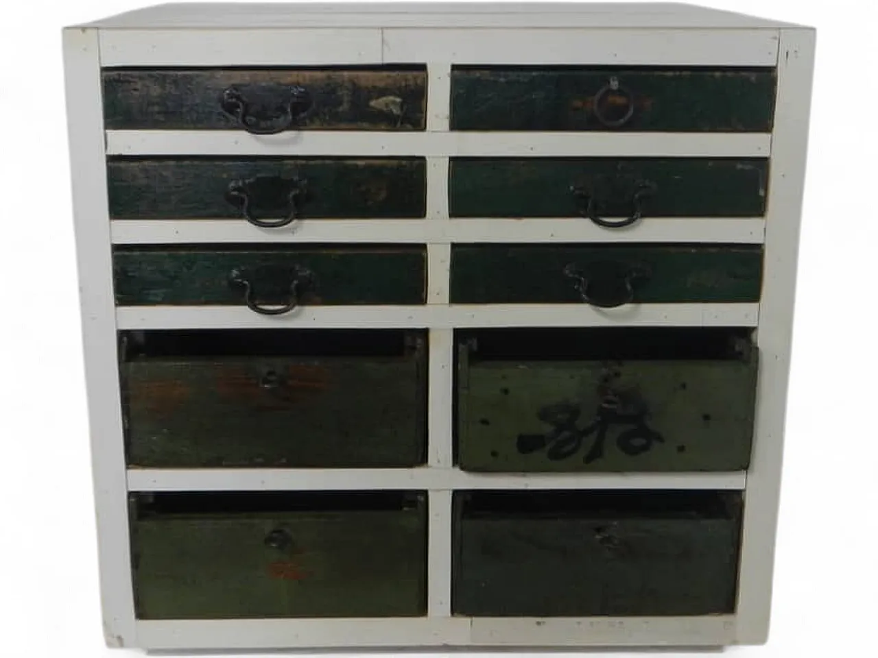 Table chest of drawers 10 drawers 1980 13