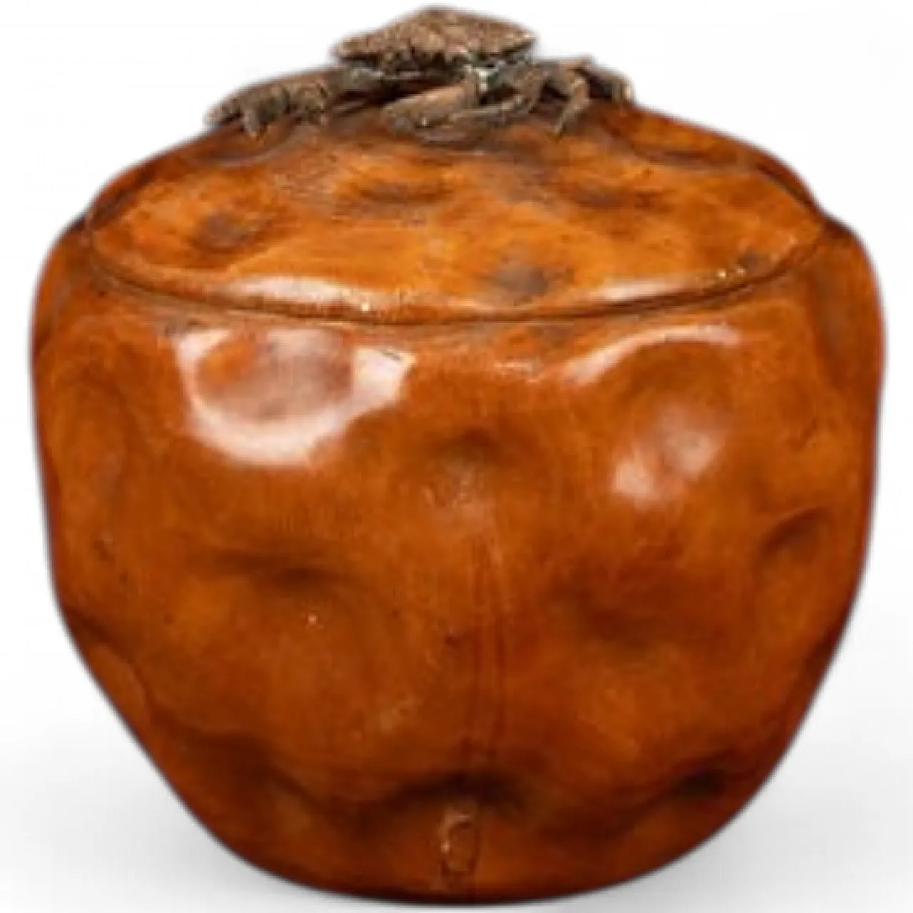 Aldo Tura, scatola con coperchio in legno di pero e bronzo, anni '40 10