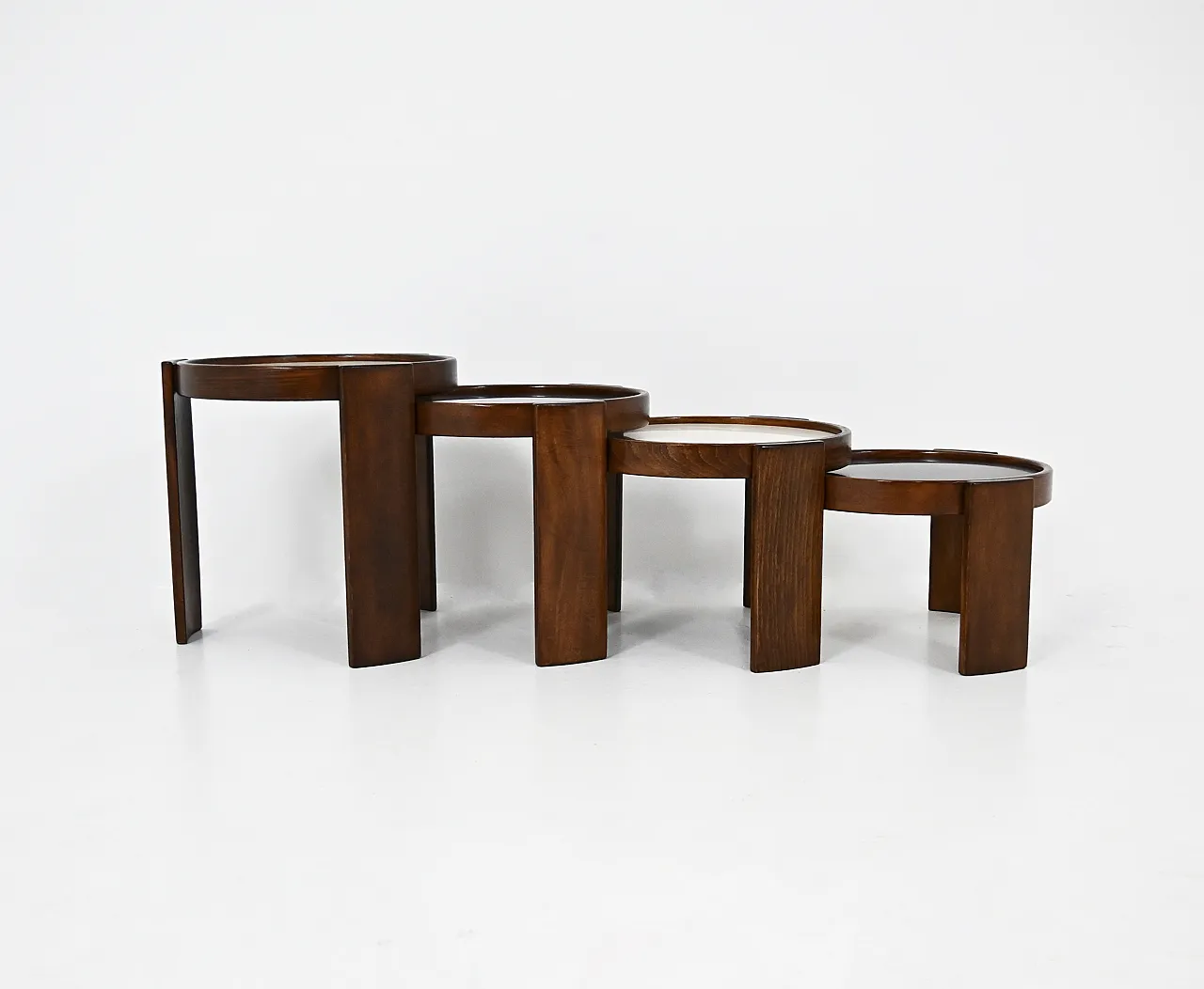 4 tavolini modello 780 di Gianfranco Frattini per Cassina, anni '60 3
