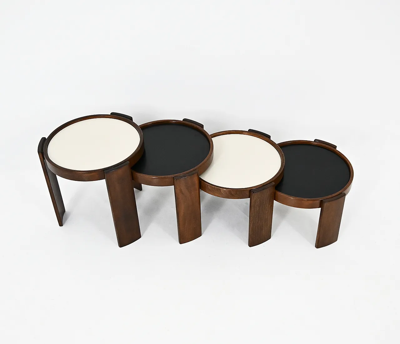 4 tavolini modello 780 di Gianfranco Frattini per Cassina, anni '60 4