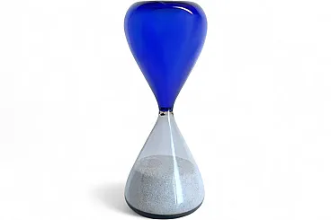 Hourglass in Murano glass by Fulvio Bianconi for Venini, 1990s