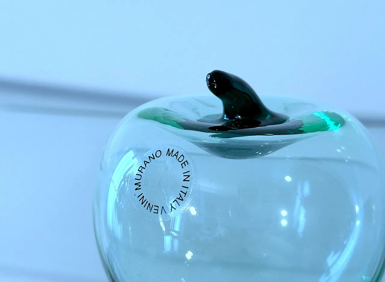 Sculpture  Apple by Fulvio Bianconi for Venini, 1990s 3