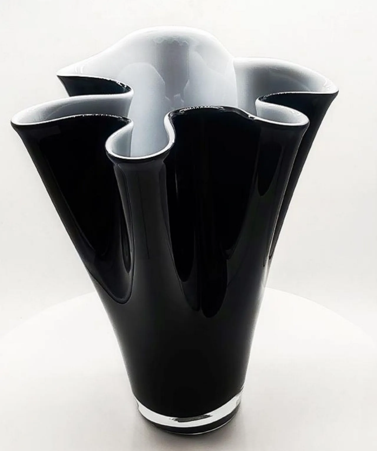 Fazzoletto vase in Murano glass, 1960s 3