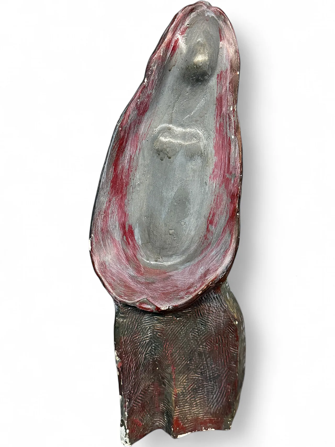 Scultura in gesso raffigurante la Vergine Maria, anni '50 11