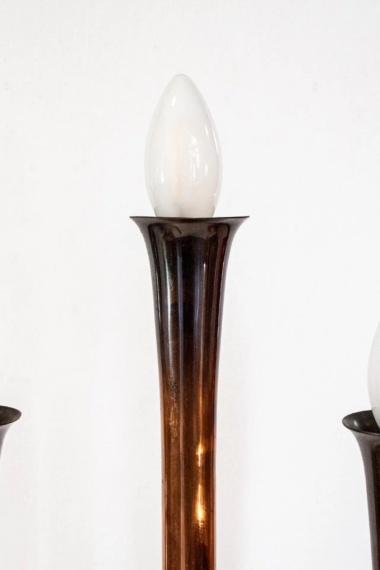 Lampada Art Deco in vetro e marmo, anni '30 3