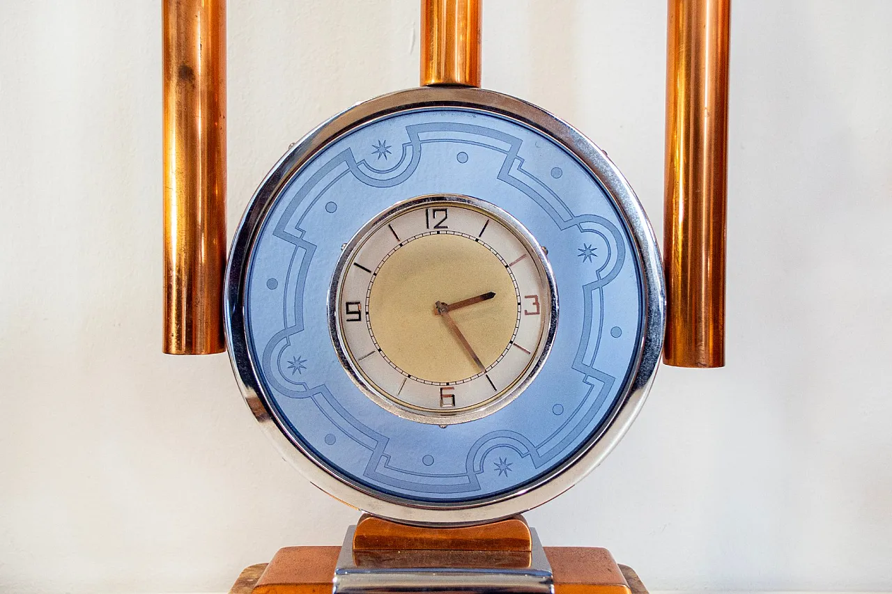 Lampada Art Deco in vetro e marmo, anni '30 4