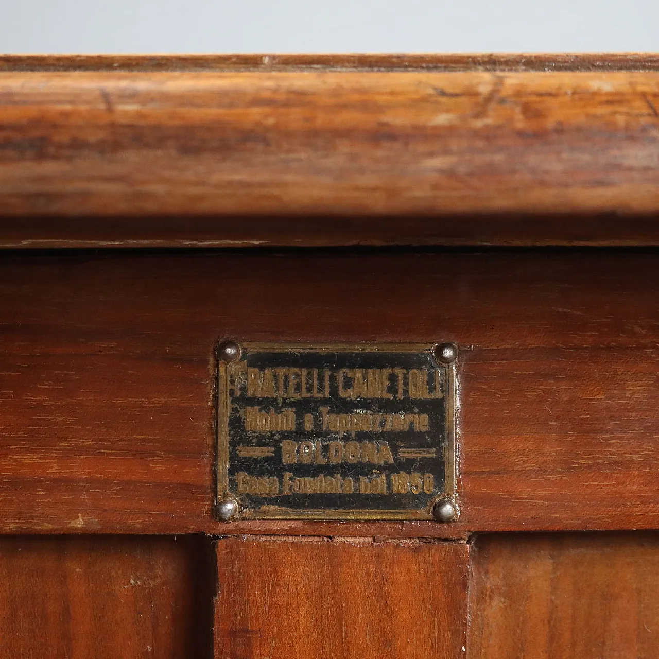 Walnut desk with green insert, early 20th century 10