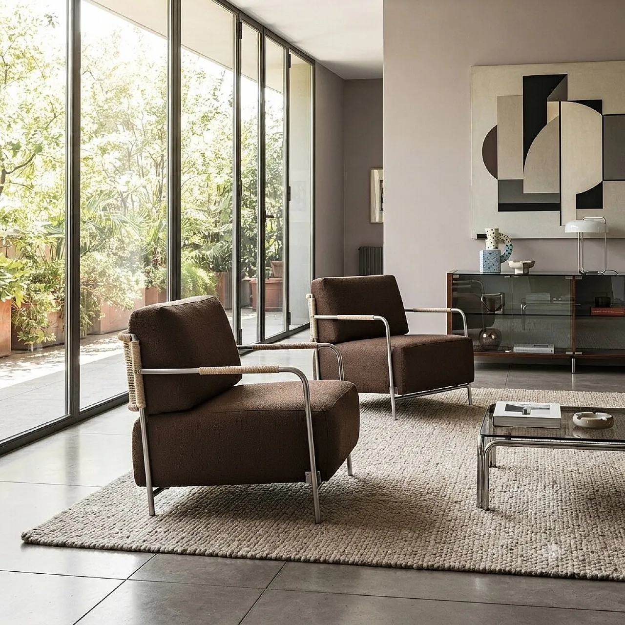 Coppia di poltrone Calligaris, anni '80 2