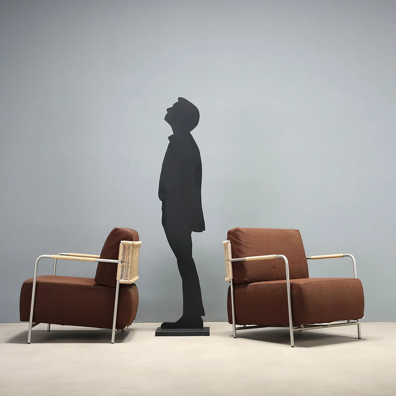 Coppia di poltrone Calligaris, anni '80 3
