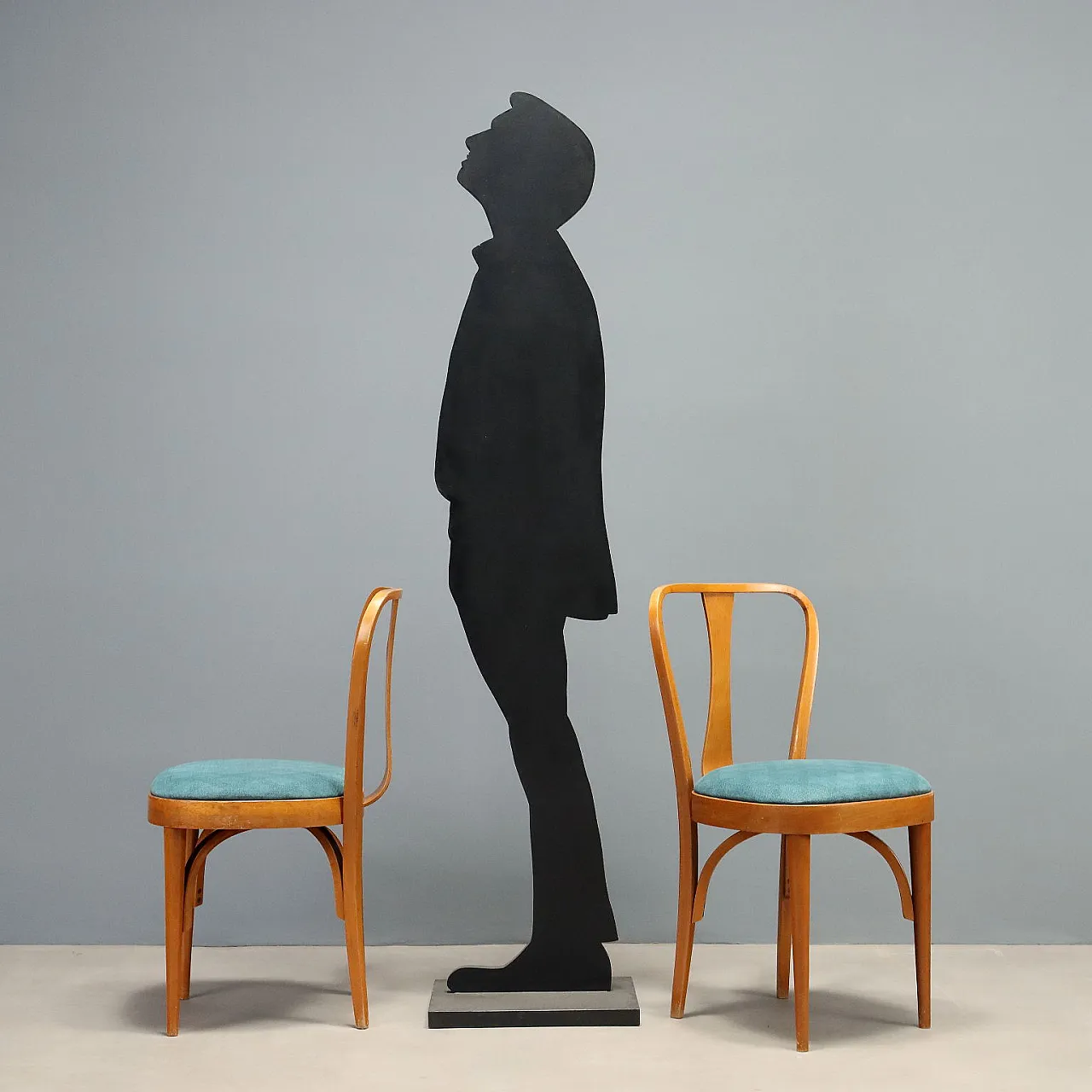 6 Beech chairs, 1960s 3