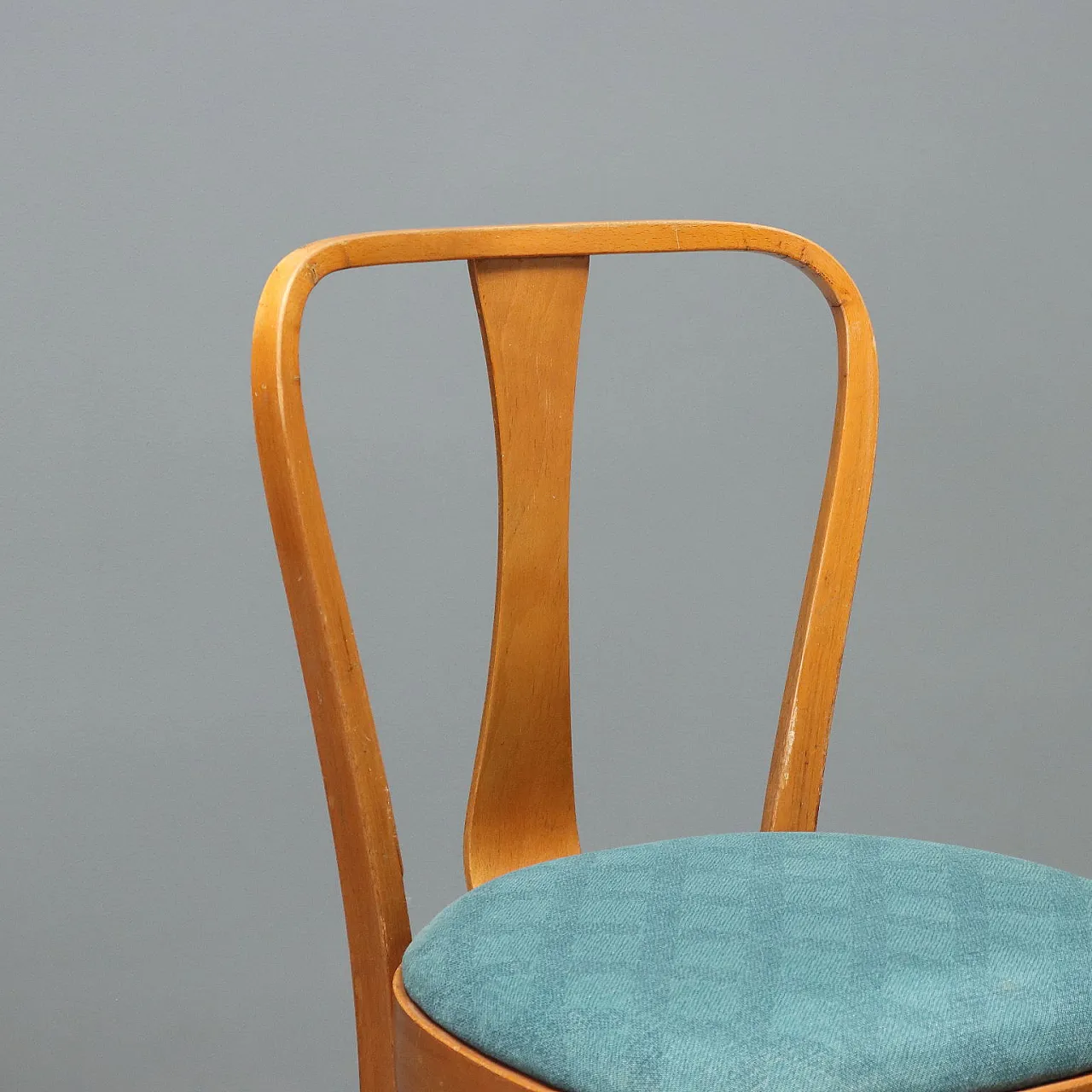 6 Beech chairs, 1960s 5
