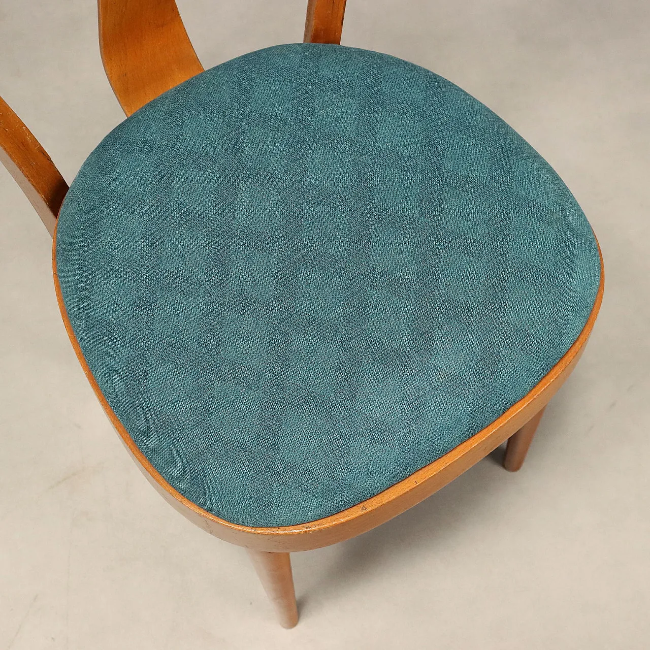 6 Beech chairs, 1960s 9