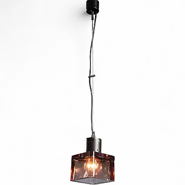 Pendant lamp attributable to the Seguso Manufacture, 1960s