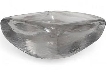 Swedish centerpiece in clear glass from Orrefors, 1960s