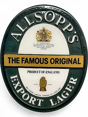 Allsopp's double-sided sign, 20th century