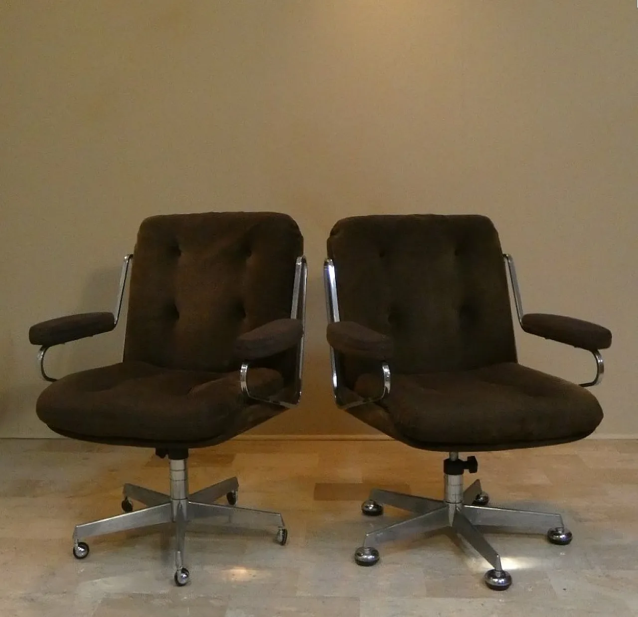 Pair of KS 172 H chairs by Karl-Erik Ekselius for Joc Möbel Ab, 1970s 1