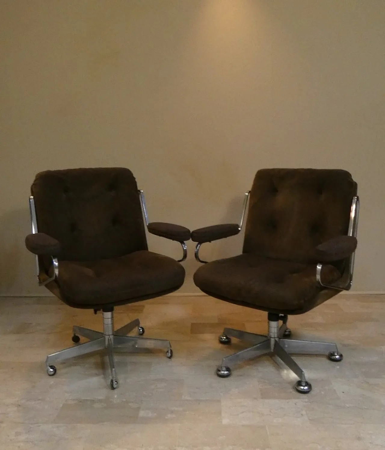 Pair of KS 172 H chairs by Karl-Erik Ekselius for Joc Möbel Ab, 1970s 2