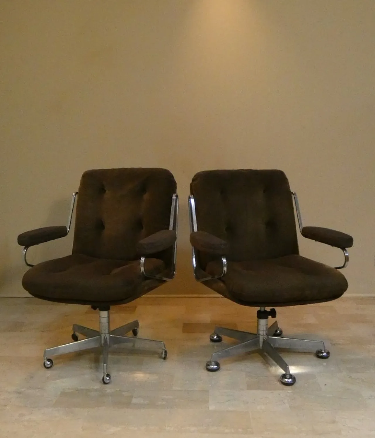 Pair of KS 172 H chairs by Karl-Erik Ekselius for Joc Möbel Ab, 1970s 4