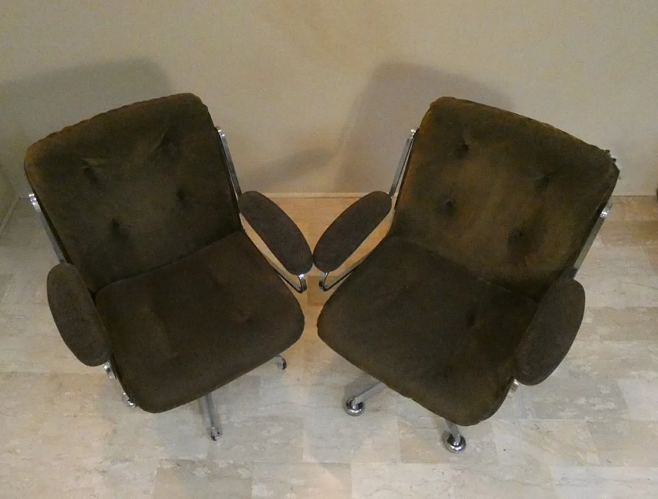 Pair of KS 172 H chairs by Karl-Erik Ekselius for Joc Möbel Ab, 1970s 13