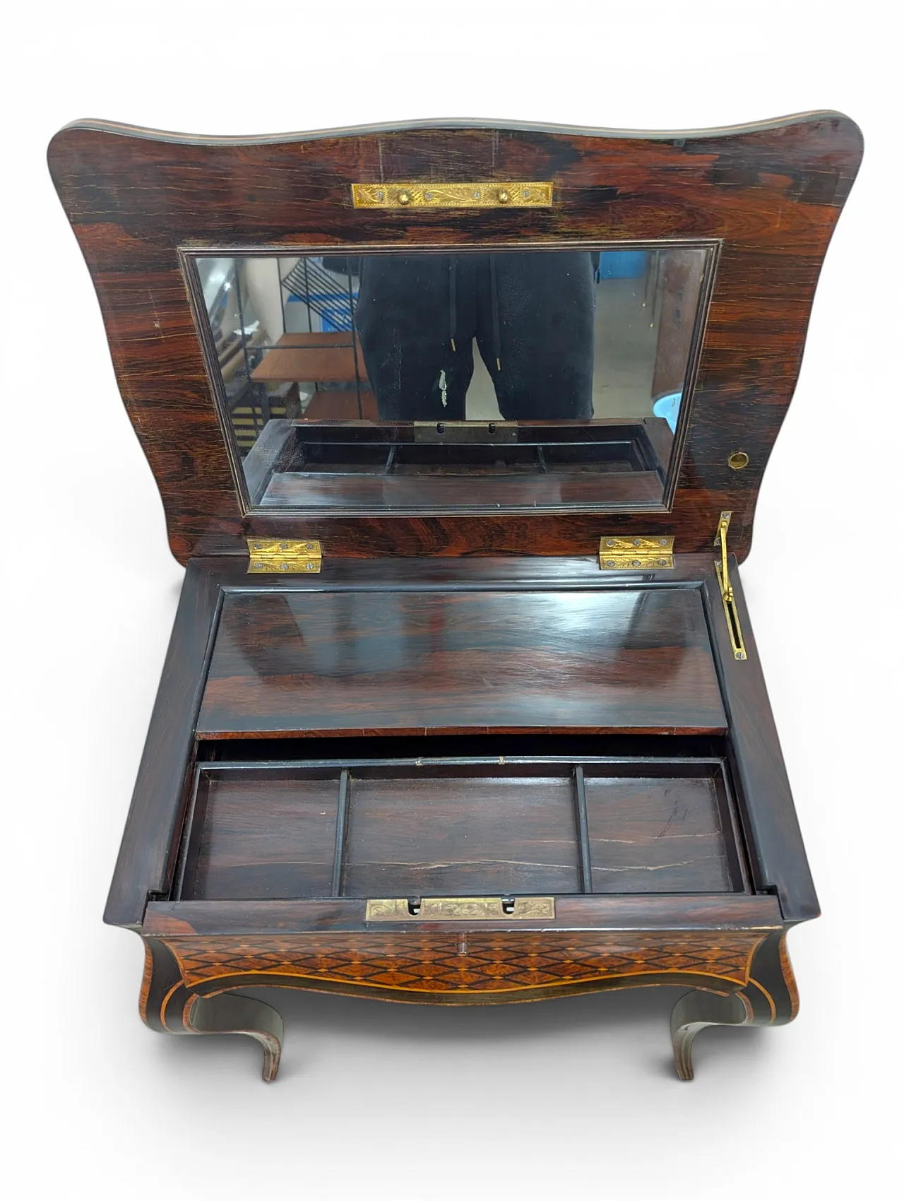 Tavolo da toilette con cassetto in stile rococo, '800 5