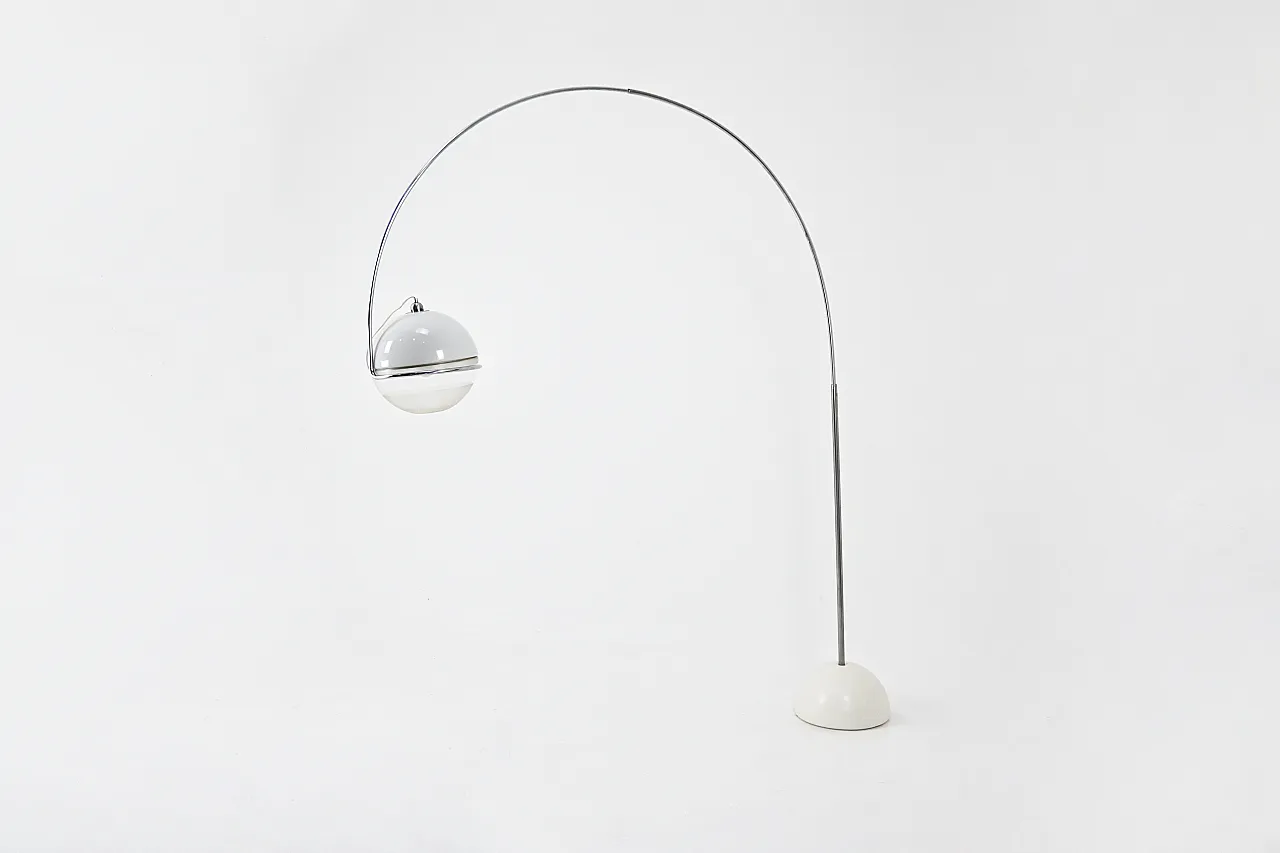 Lampada da terra Focus di Fabio Lenci per Guzzini, anni '70 1
