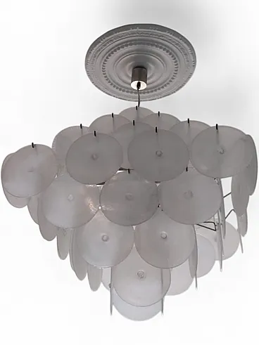 Lampadario di Carlo Nason Mazzega  per Vistosi, anni '60