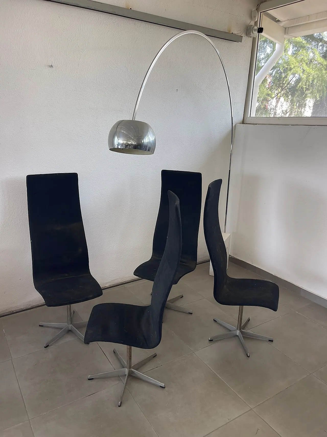 Set of four Oxford chairs by Arne Jacobsen for Fritz Hansen 4