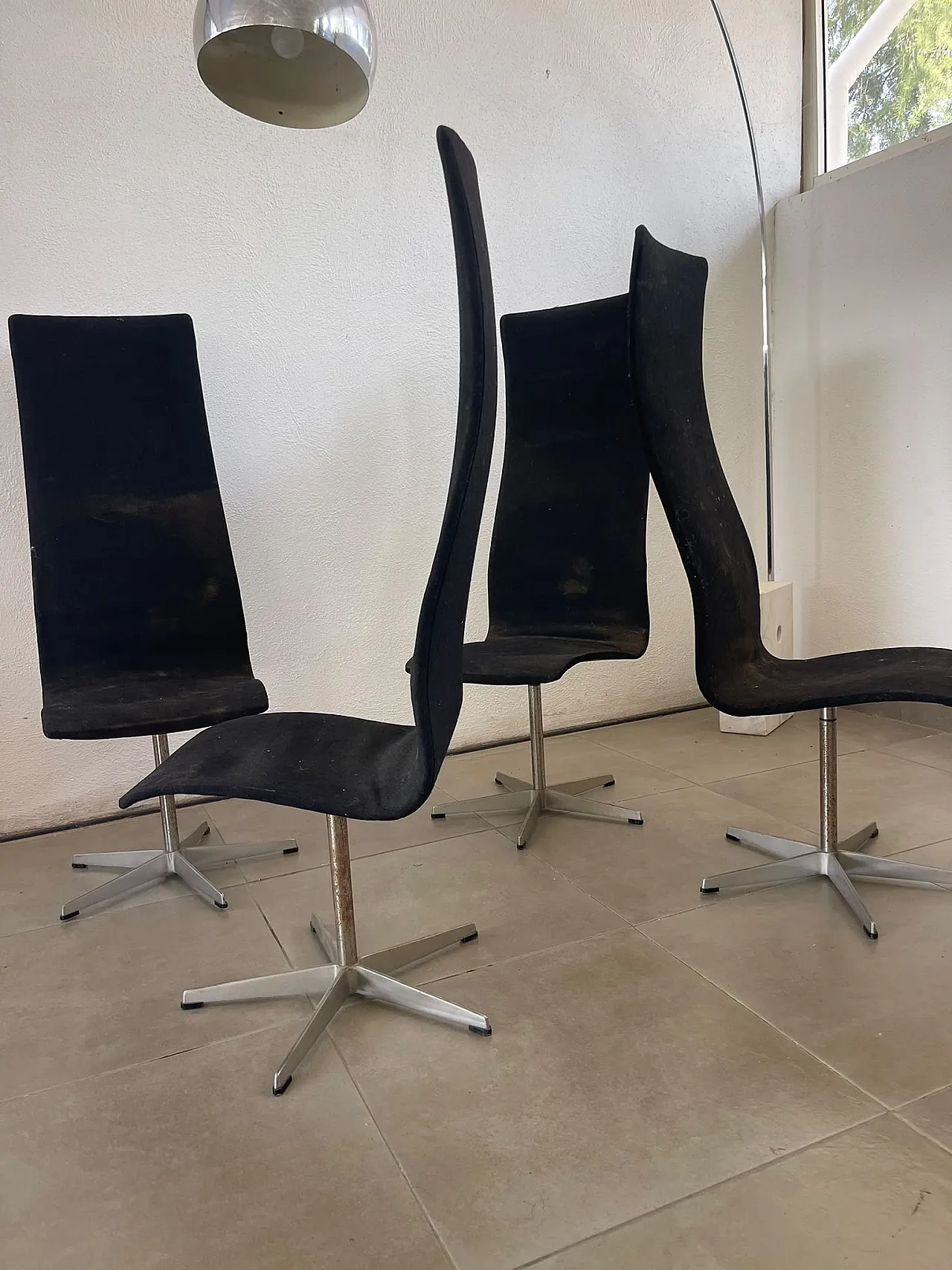 Set of four Oxford chairs by Arne Jacobsen for Fritz Hansen 5