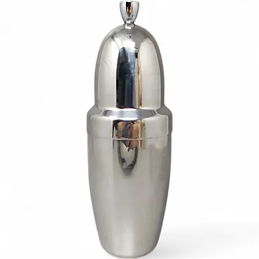 Modernist WMF Cromargan cocktail shaker by Jo Laubner, 1970s