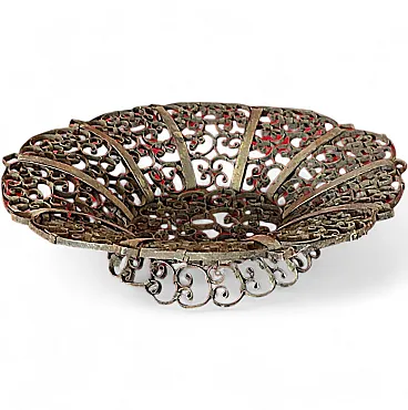 Machined metal centerpiece, 19th century