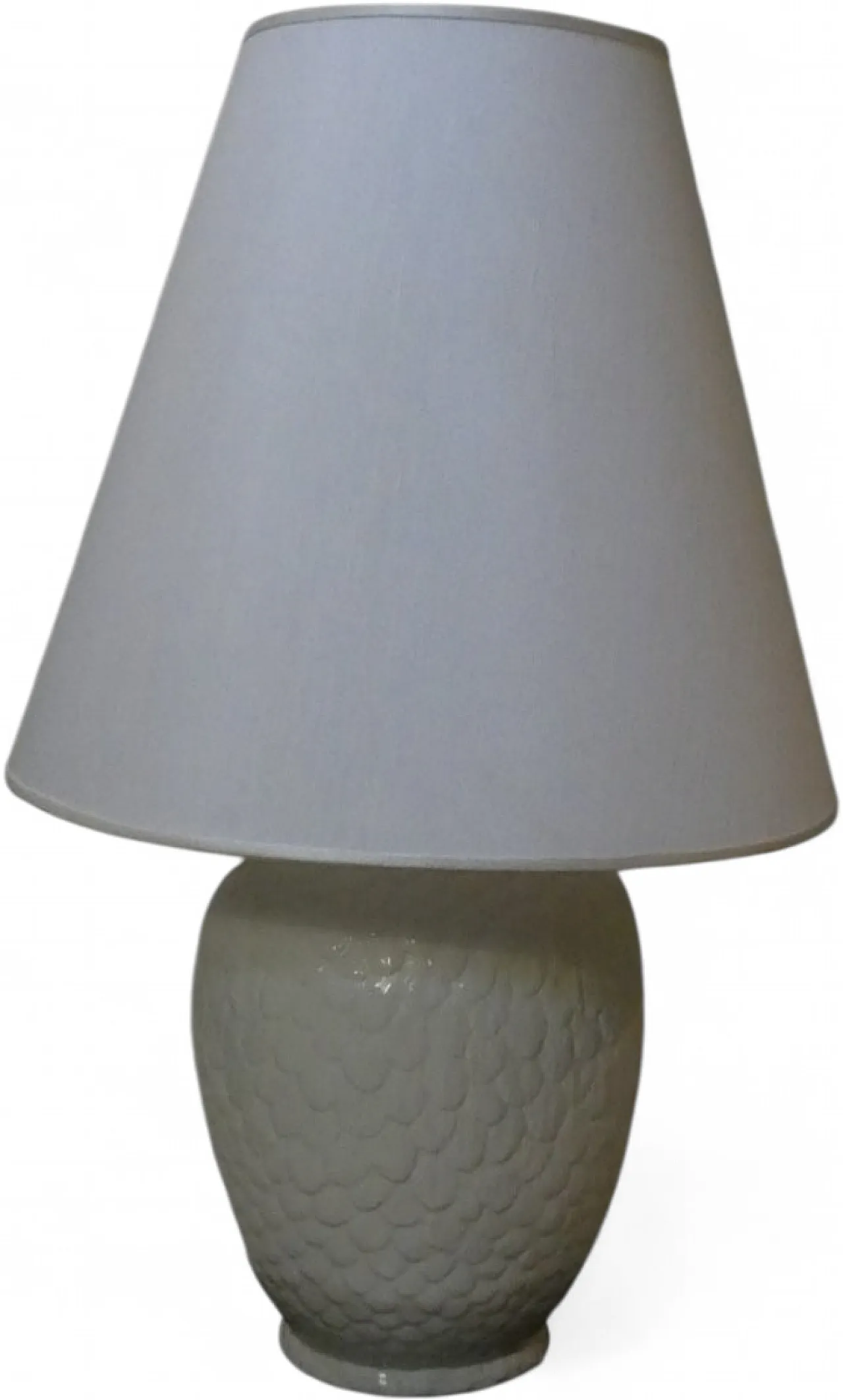 Lampada da tavolo a forma di pigna in ceramica di Tommaso Barbi, Italia, anni '70 15
