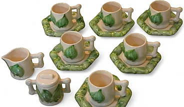 Vintage Italian Germoglio Coffee Service by Colin Morrow for Arpex International, 1970s, Set of 14