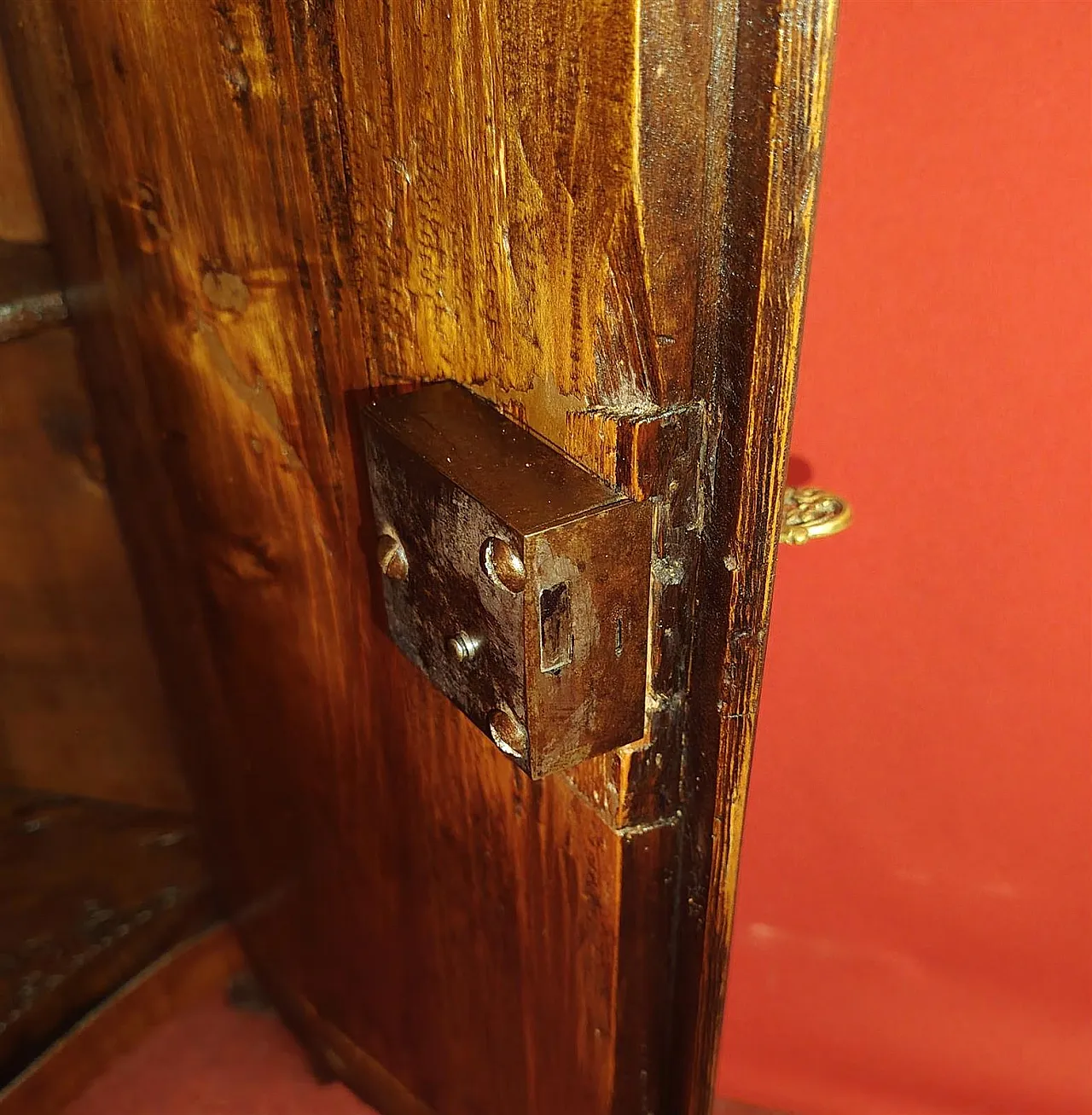 Inlaid corner with marble top, 19th century 5