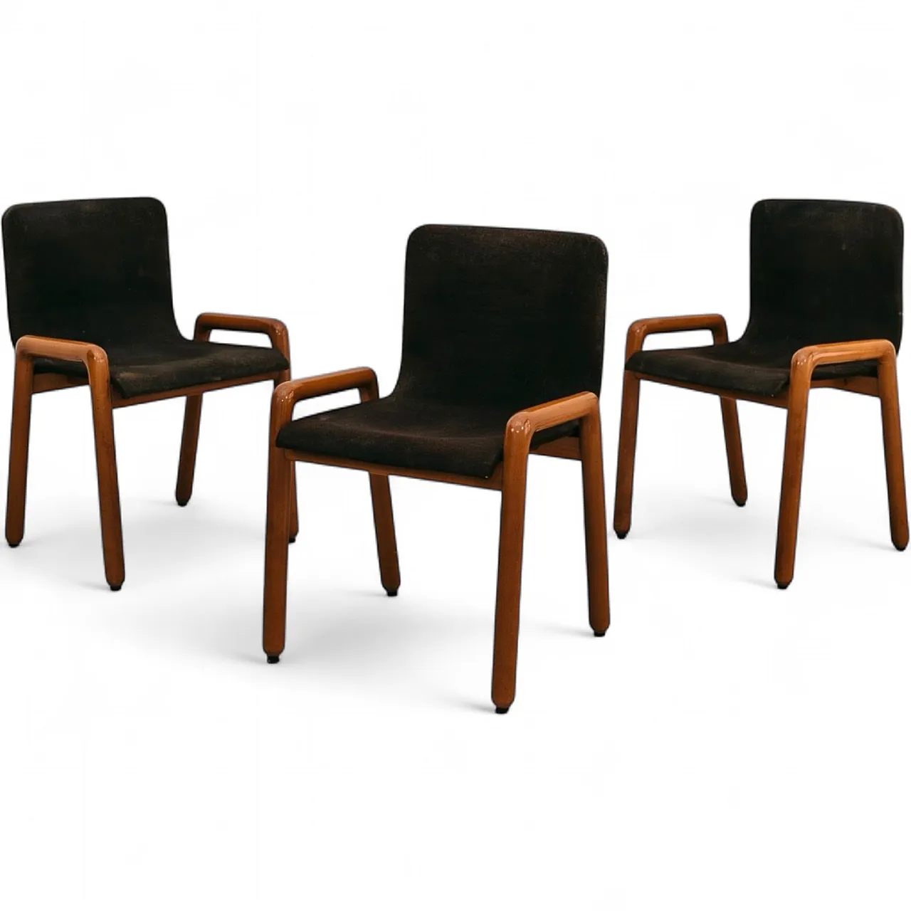 3 Dilos chairs by Guido Faleschini for I4 Mariani, 1970s 6