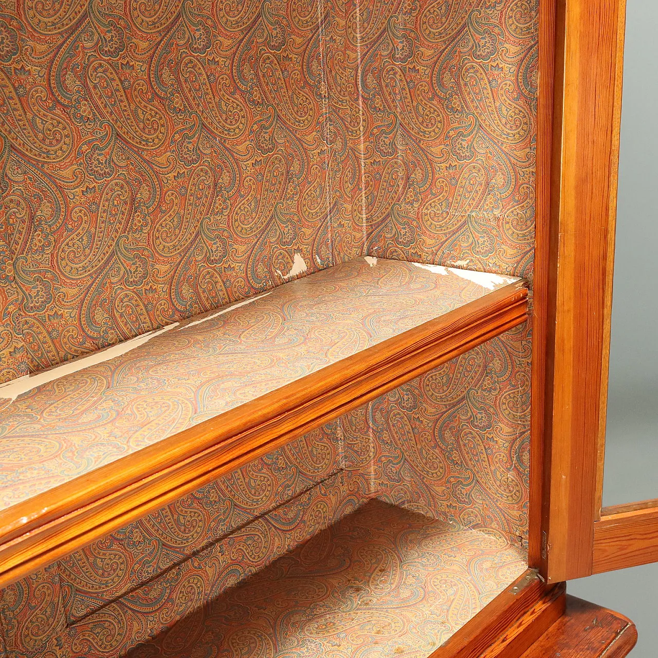 Credenza doppio corpo in larice, fine '800 6