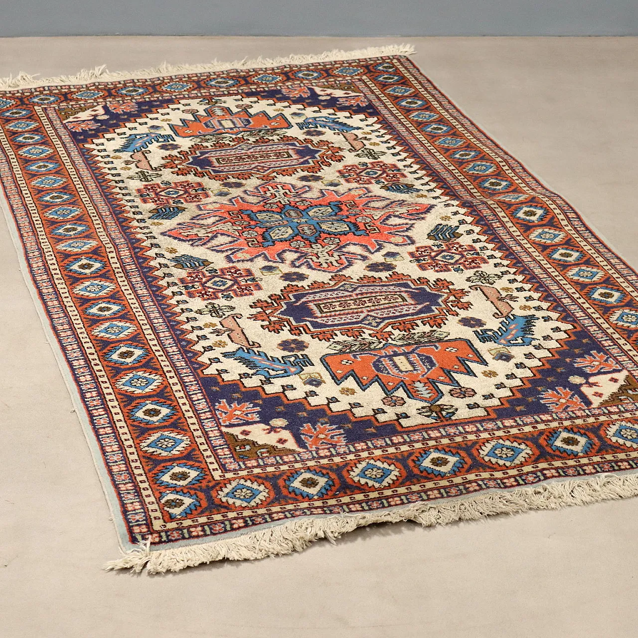 Ardebil rug in cotton and wool, 20th century 1