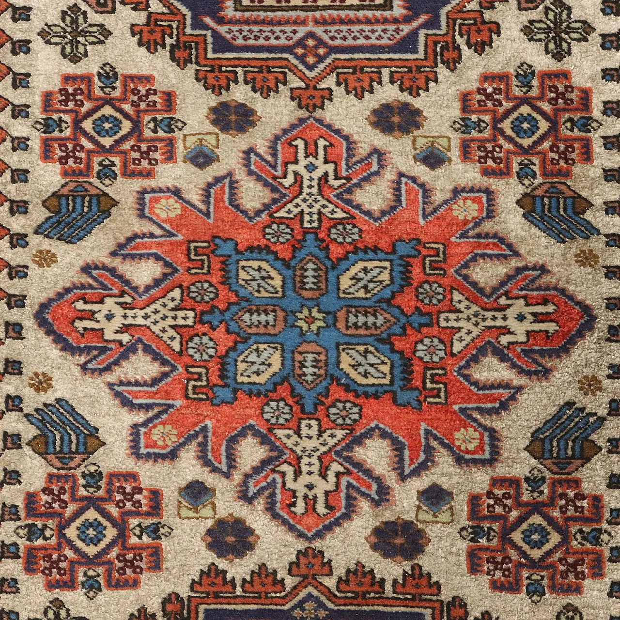 Ardebil rug in cotton and wool, 20th century 4