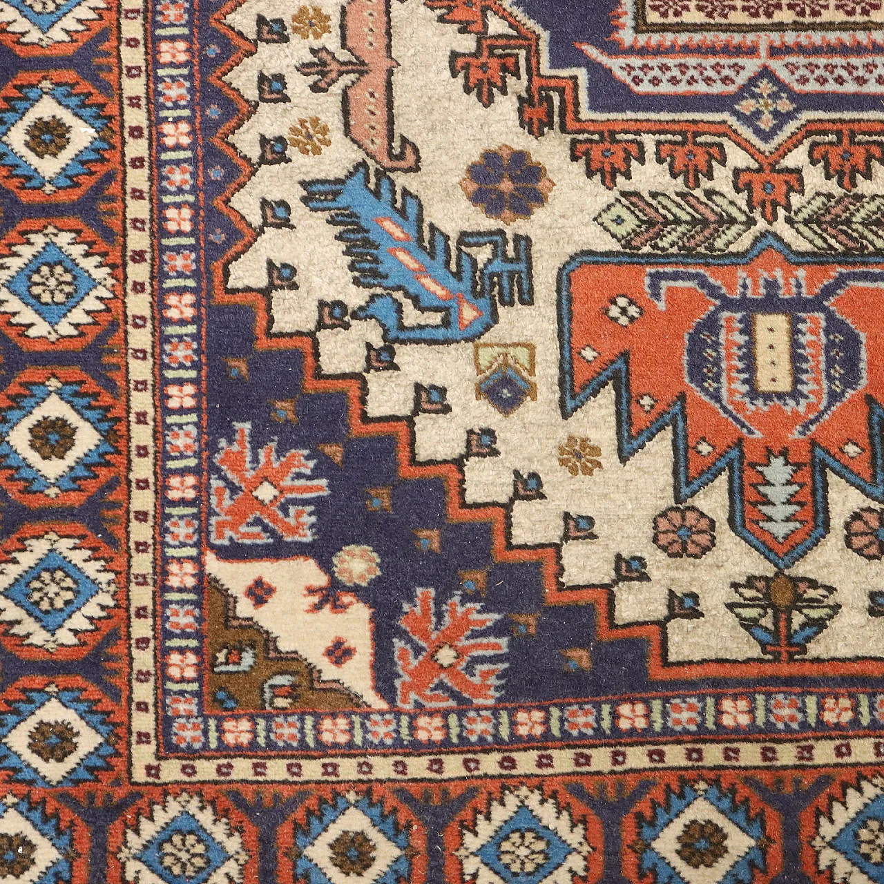 Ardebil rug in cotton and wool, 20th century 5