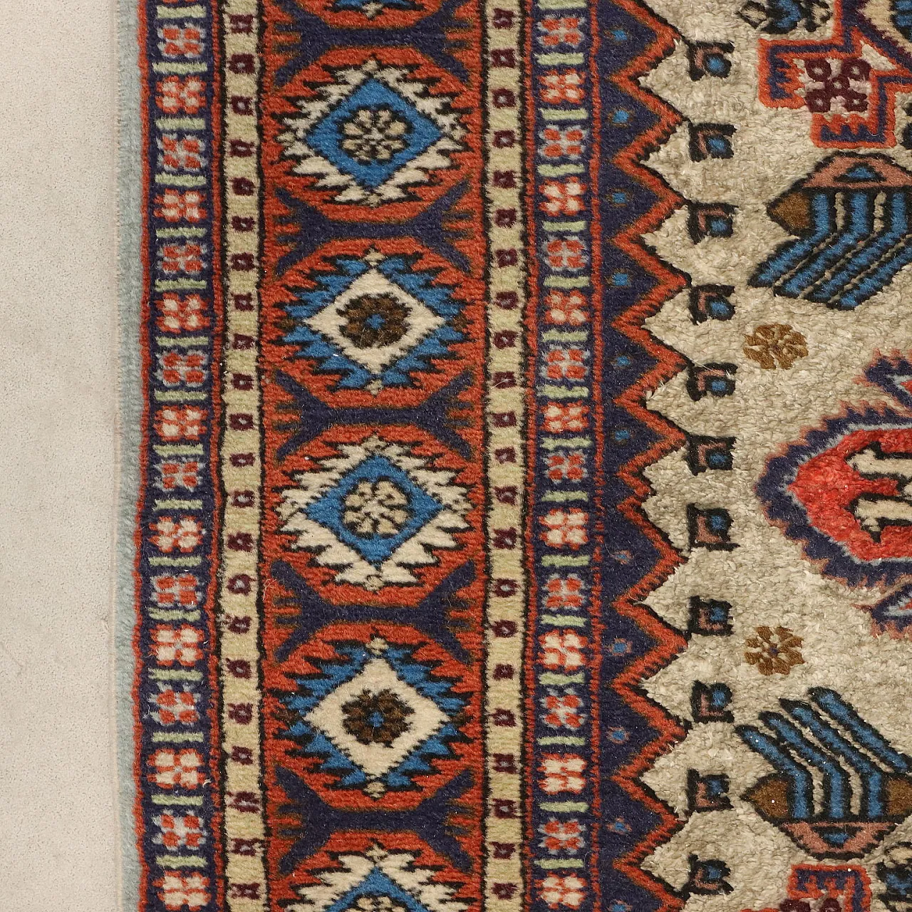 Ardebil rug in cotton and wool, 20th century 6