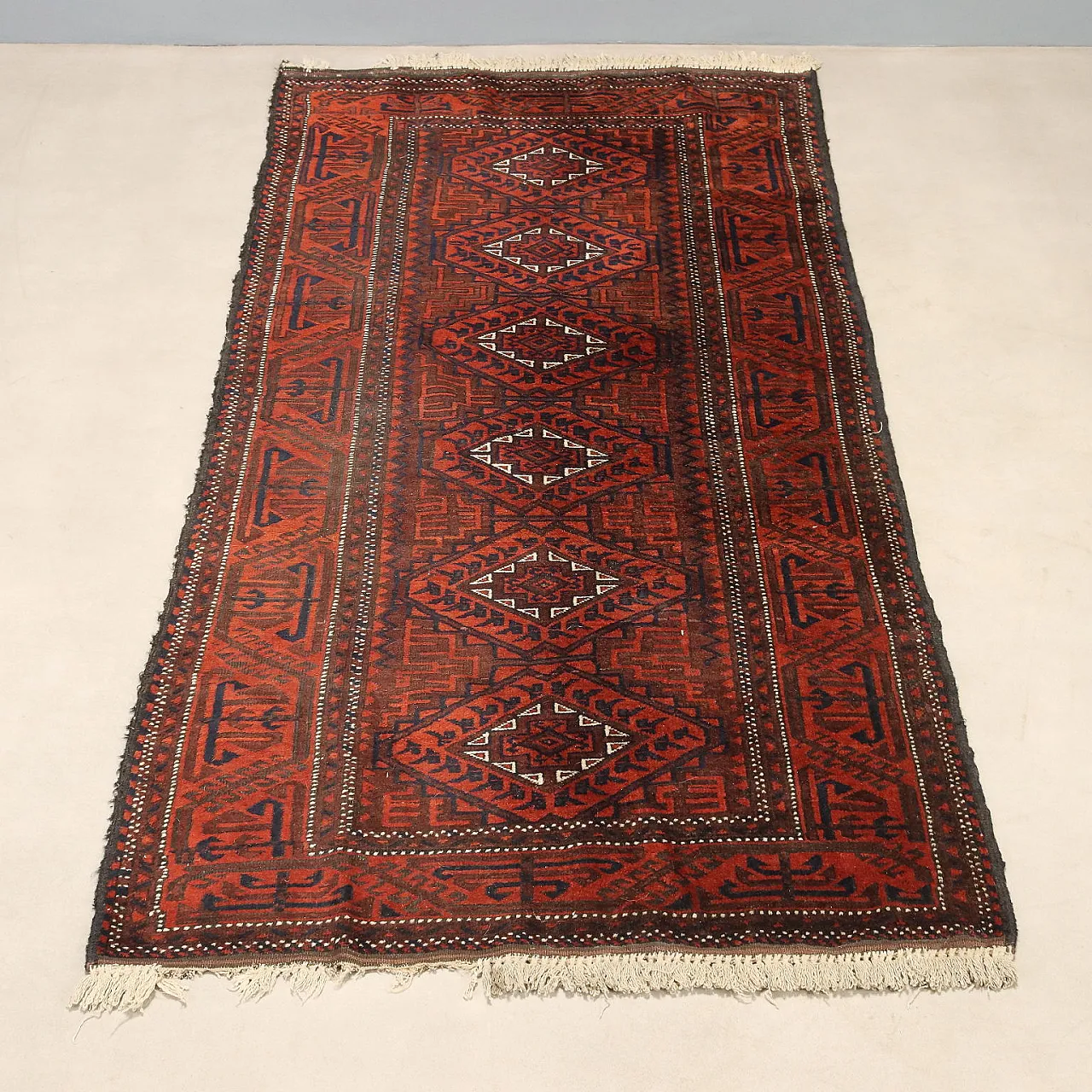 Shiraz rug in wool, 20th century 4