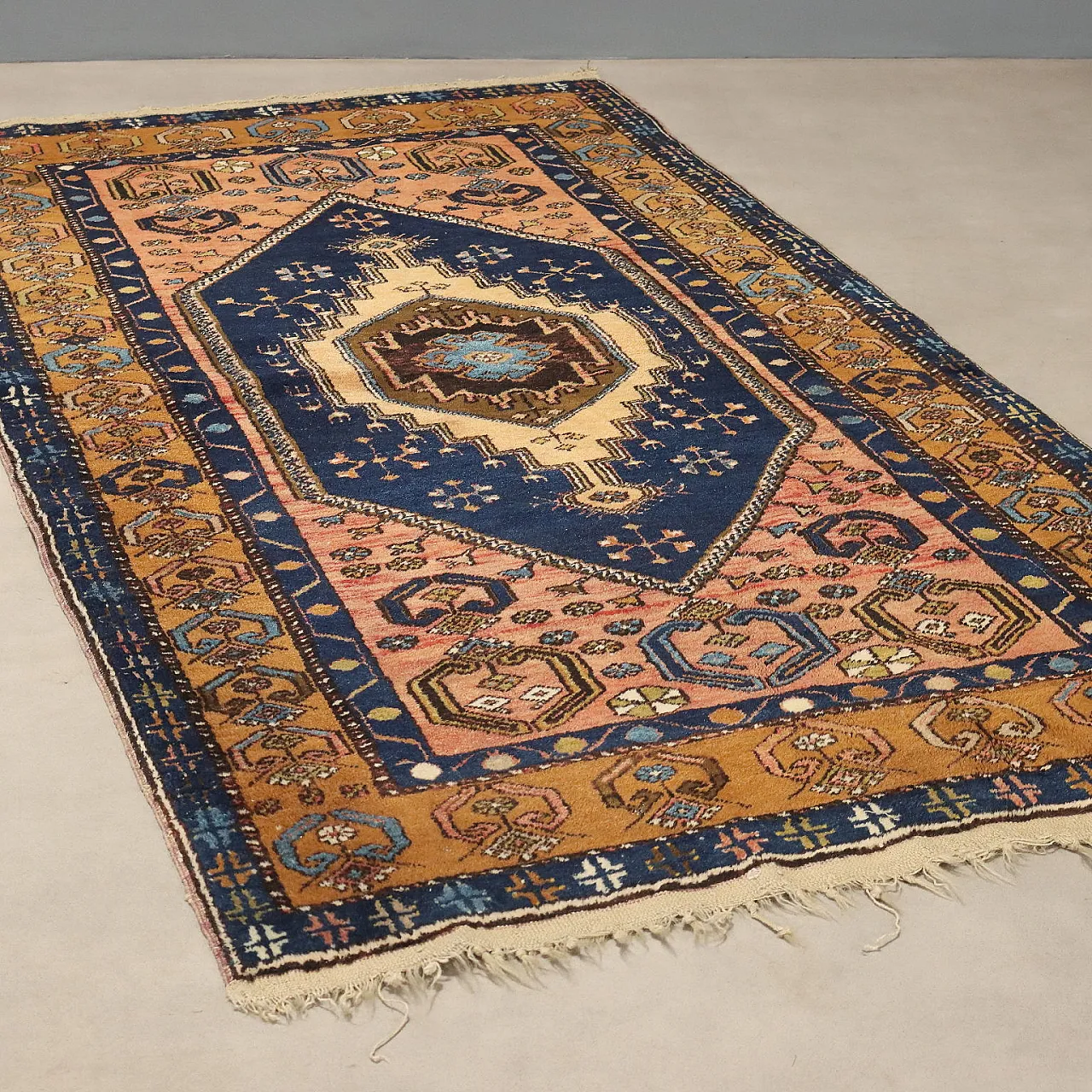 Malayer rug in cotton, 20th century 1