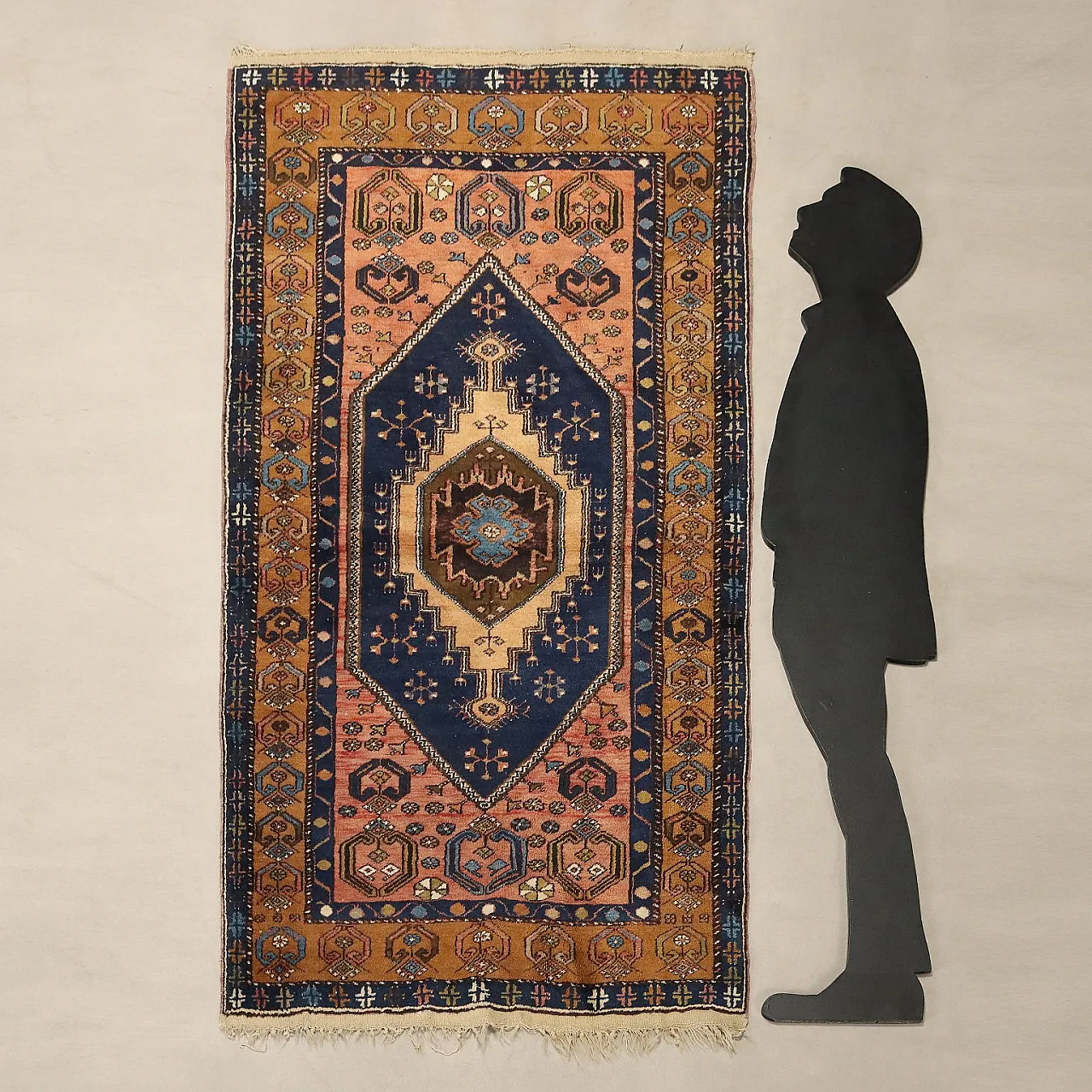 Malayer rug in cotton, 20th century 2