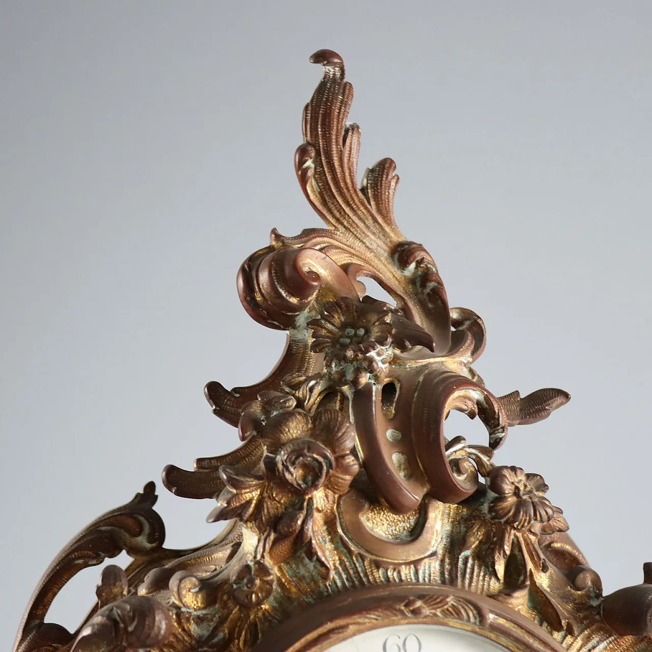 Free standing clock in bronze, 19th century 3