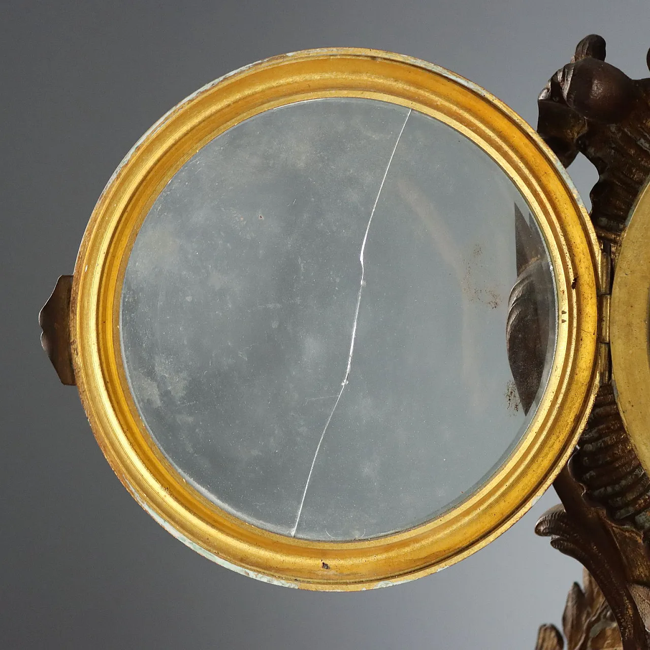 Free standing clock in bronze, 19th century 5