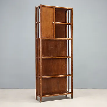 Libreria in legno, anni '60