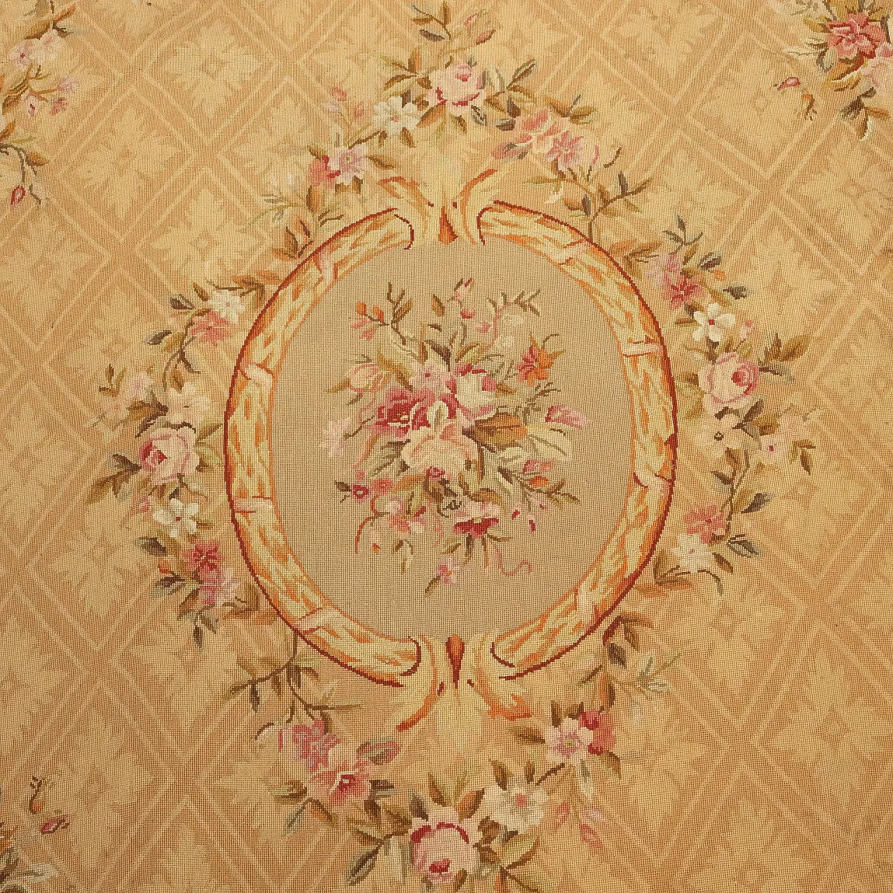 Aubusson carpet in cotton, 20th century 4