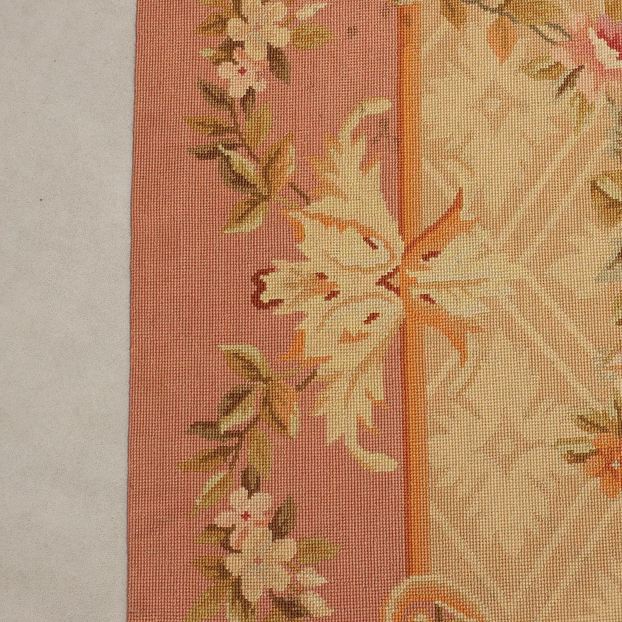 Aubusson carpet in cotton, 20th century 7