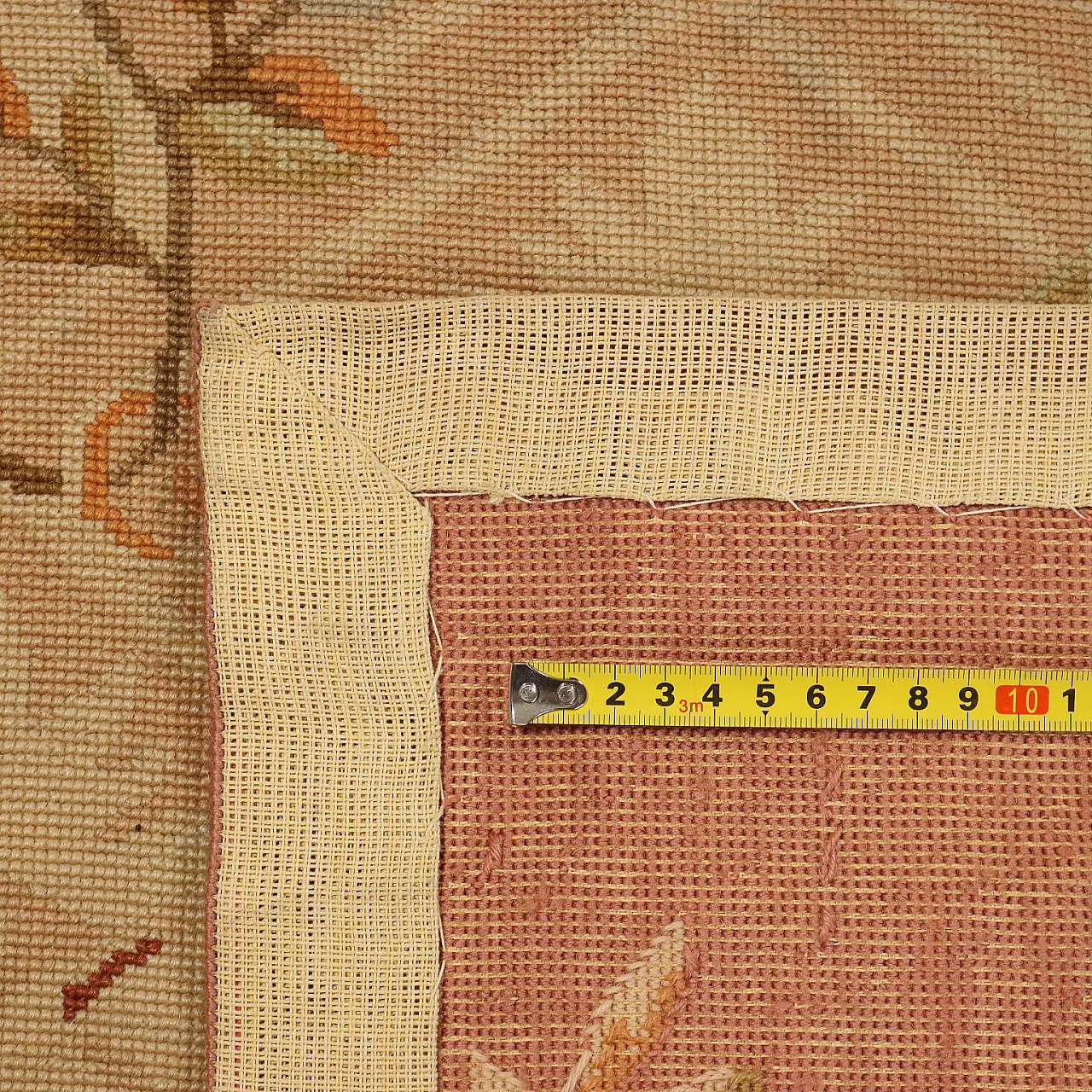 Aubusson carpet in cotton, 20th century 8