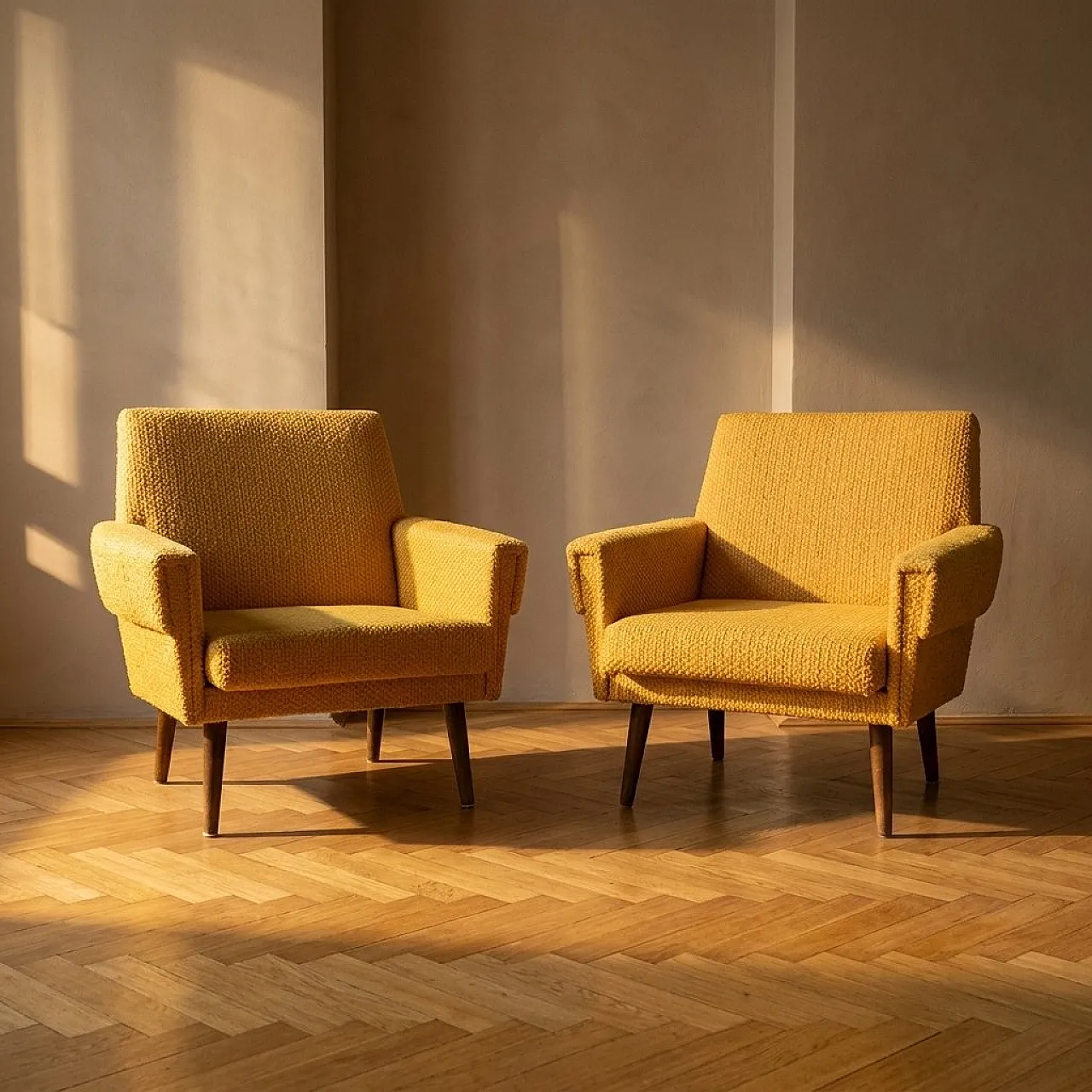 Coppia di poltrone Mid-Century, anni '60 1